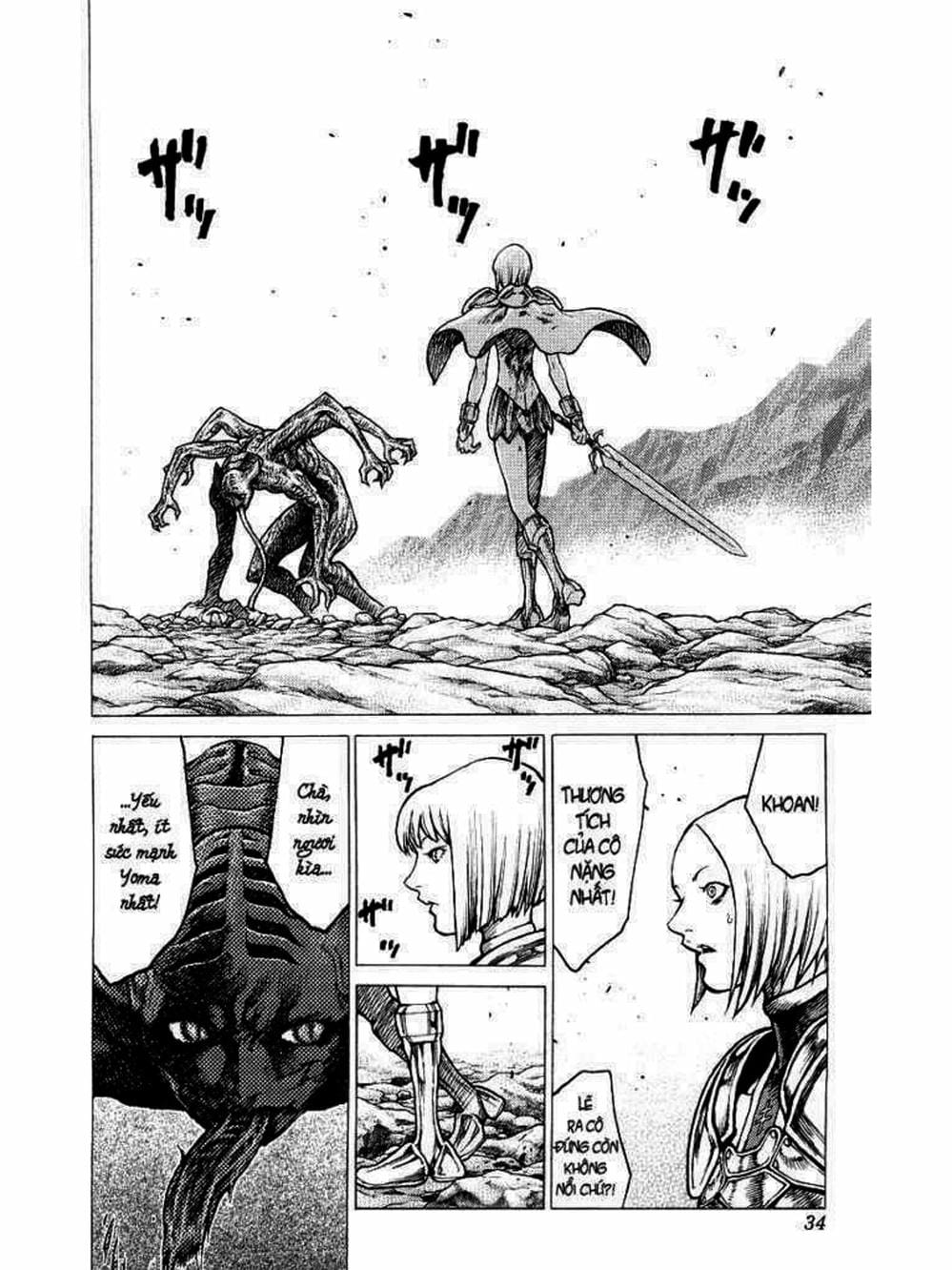 Truyện Tranh Claymore Mắt Bạc trang 4