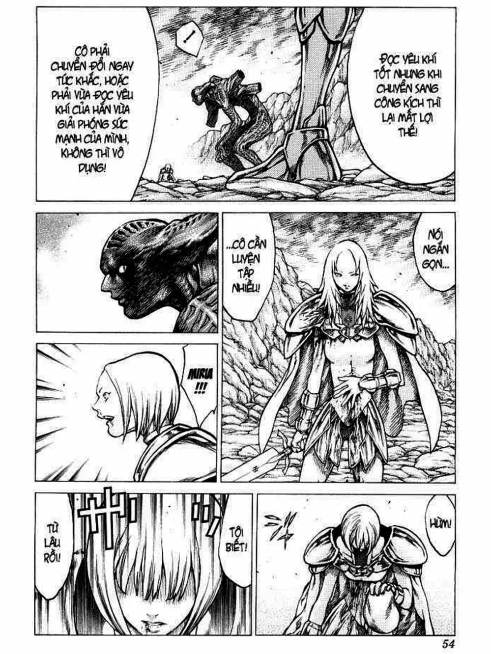 Truyện Tranh Claymore Mắt Bạc trang 4