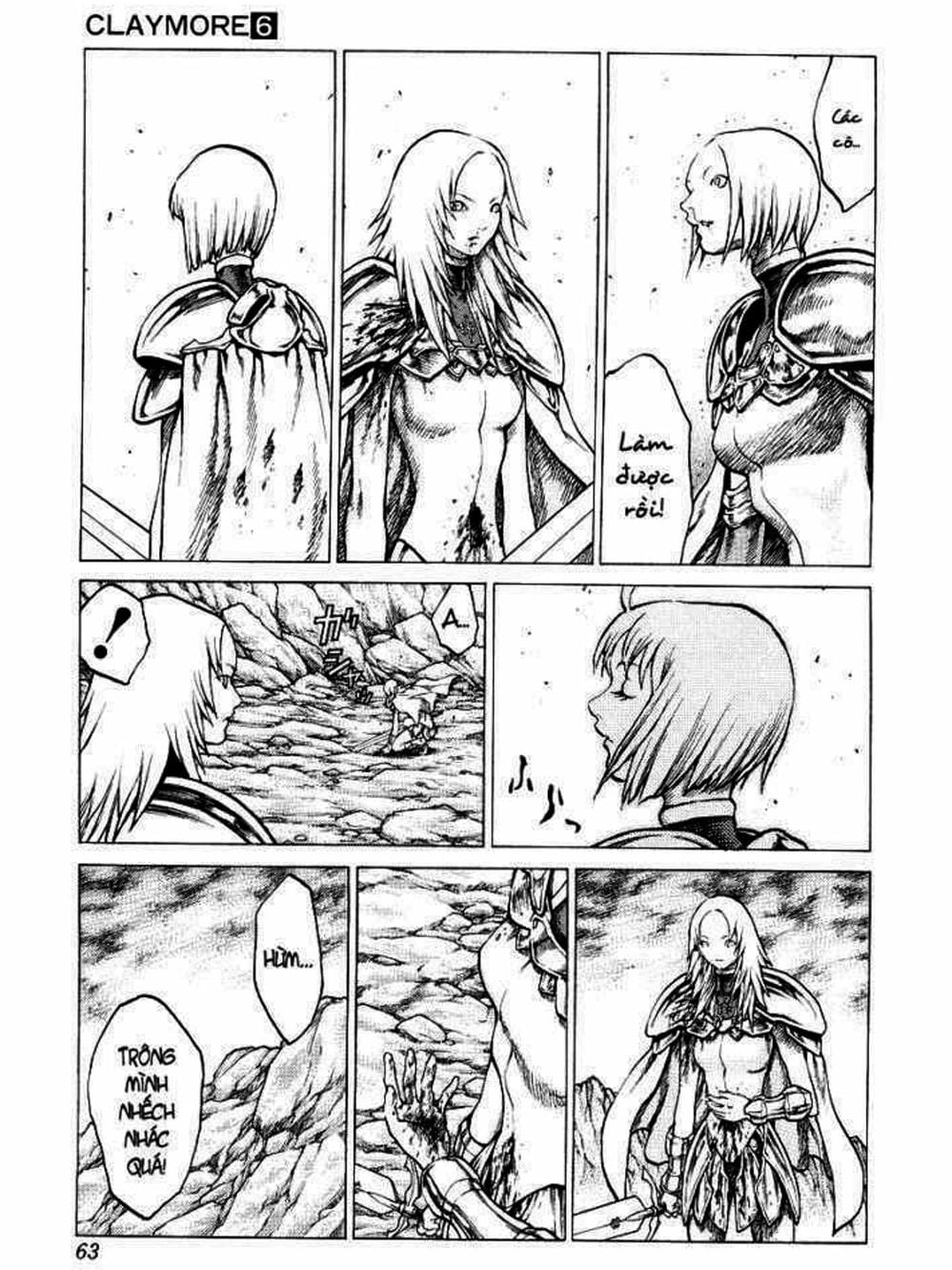 Truyện Tranh Claymore Mắt Bạc trang 4