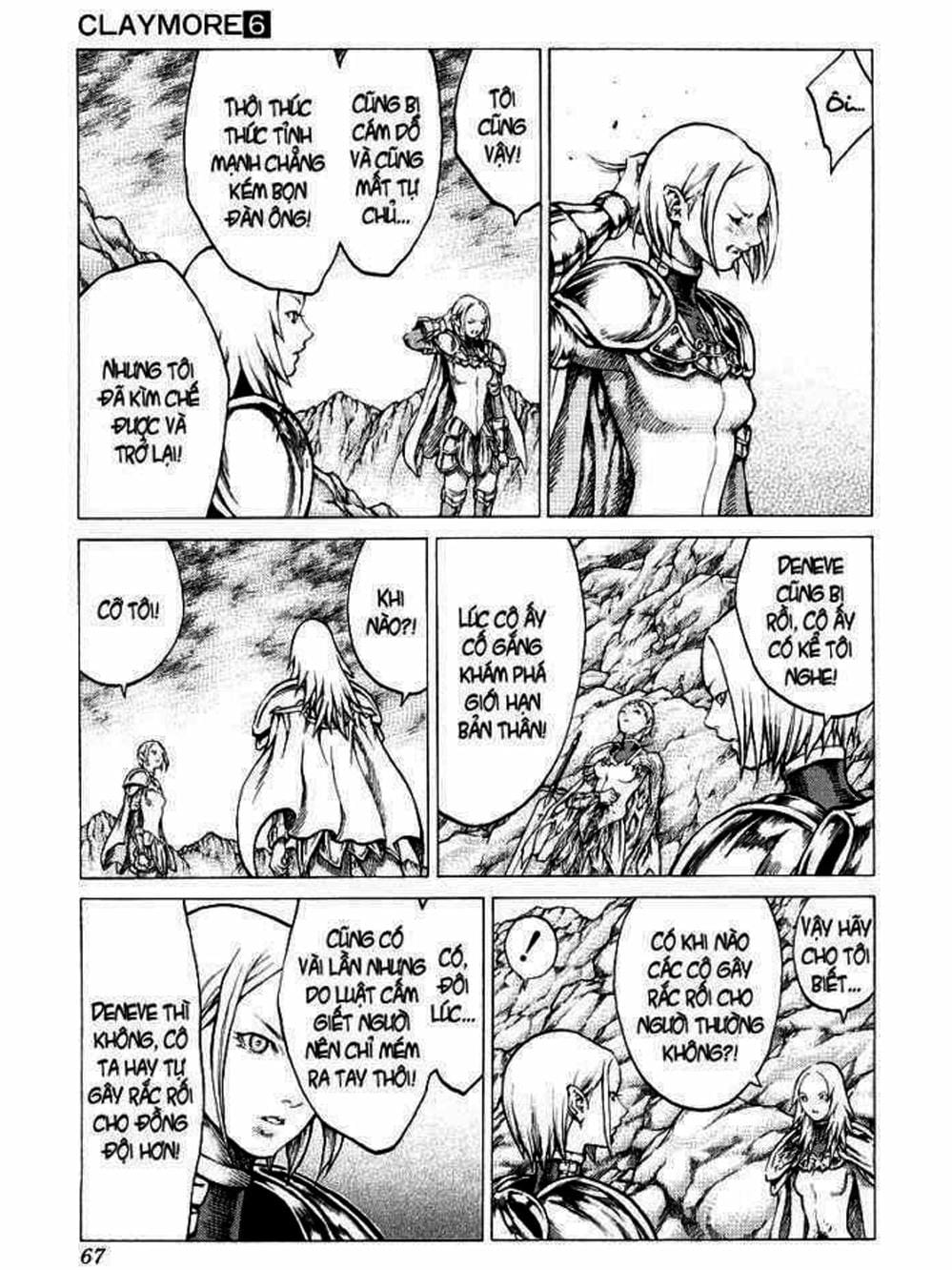 Truyện Tranh Claymore Mắt Bạc trang 4