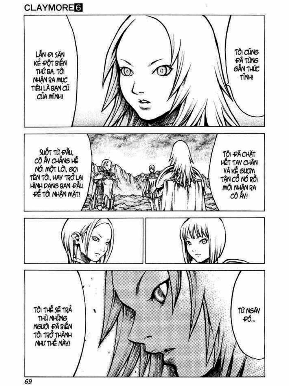 Truyện Tranh Claymore Mắt Bạc trang 4