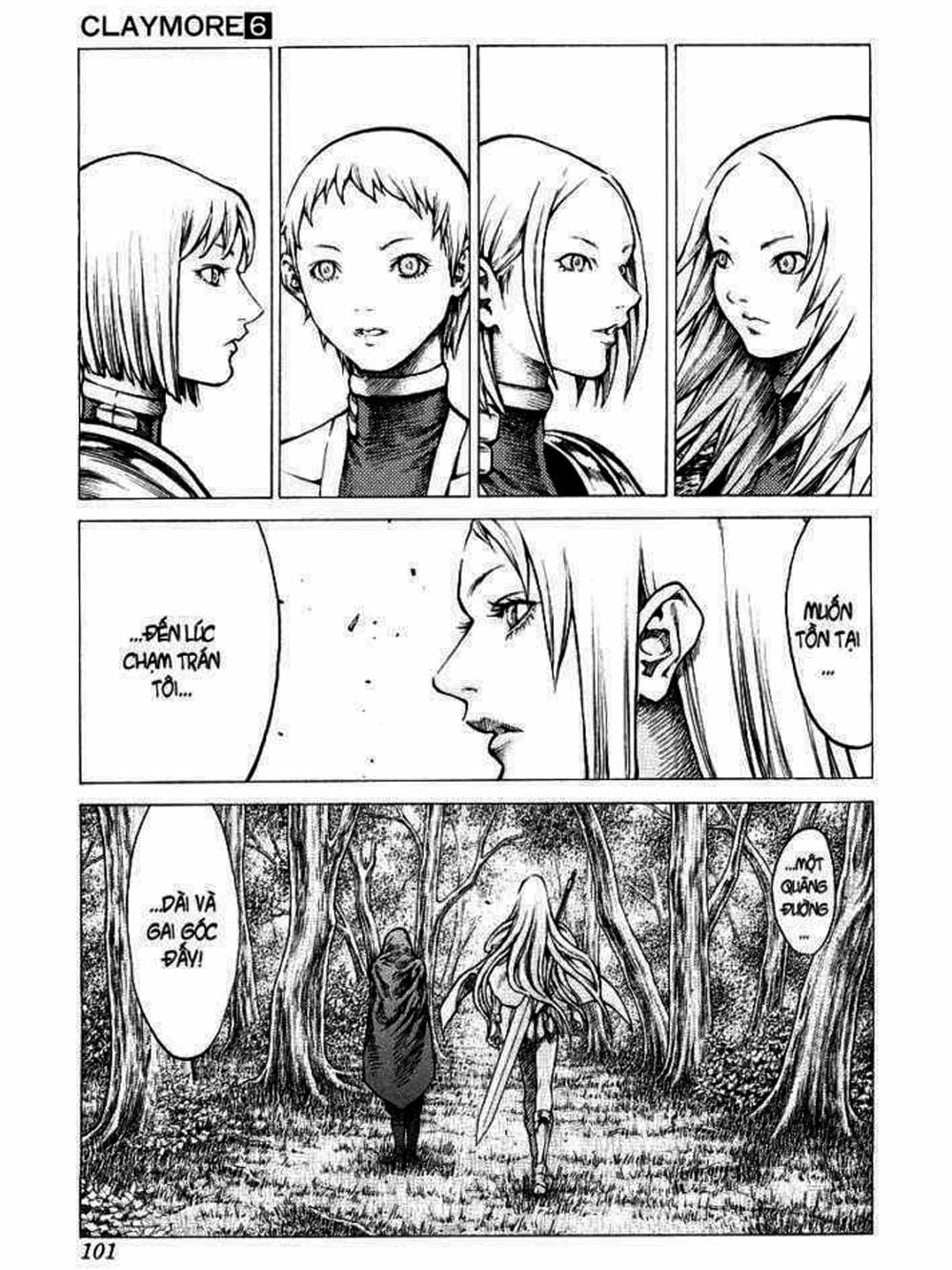 Truyện Tranh Claymore Mắt Bạc trang 4