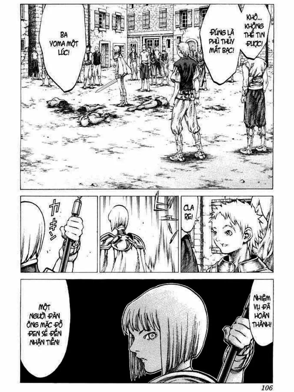 Truyện Tranh Claymore Mắt Bạc trang 4