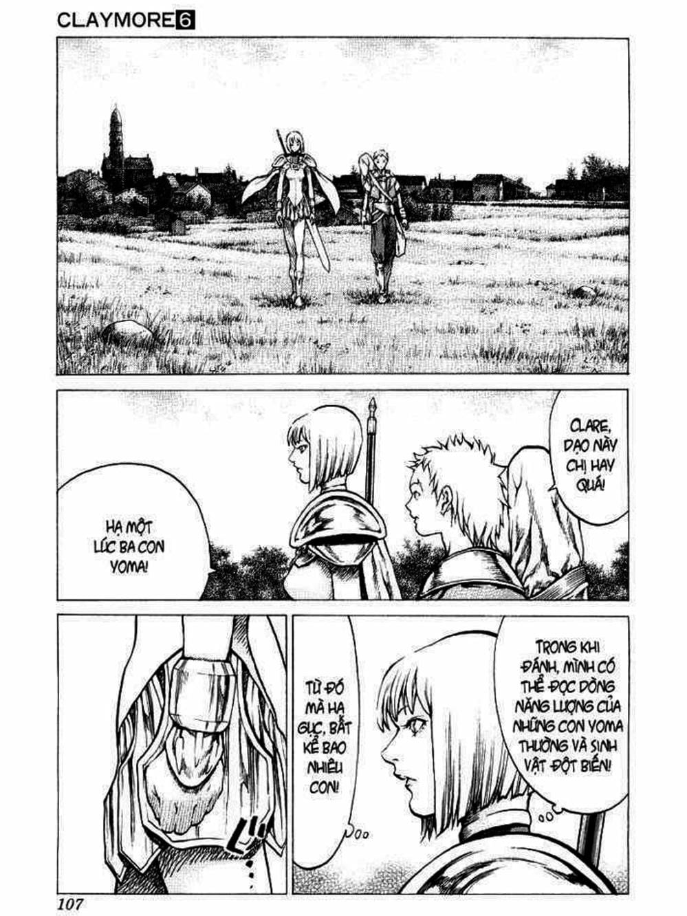 Truyện Tranh Claymore Mắt Bạc trang 4
