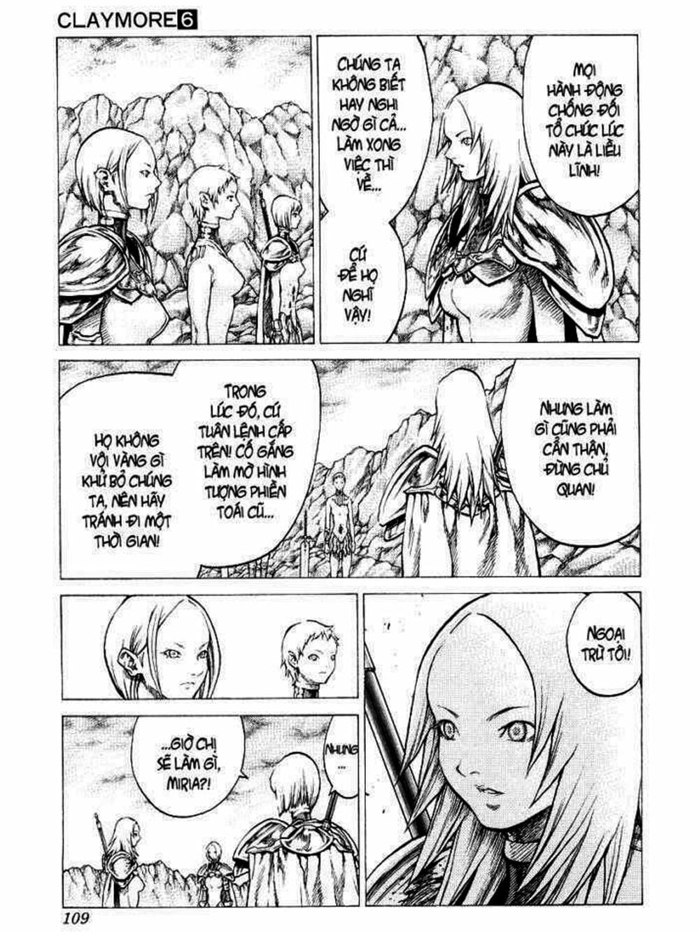 Truyện Tranh Claymore Mắt Bạc trang 4