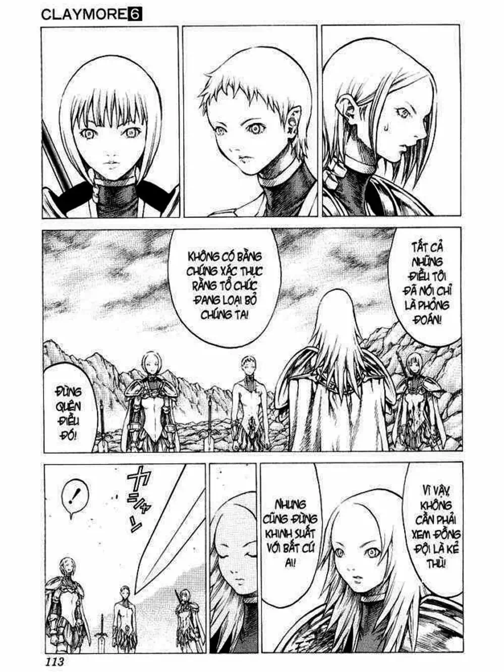 Truyện Tranh Claymore Mắt Bạc trang 4