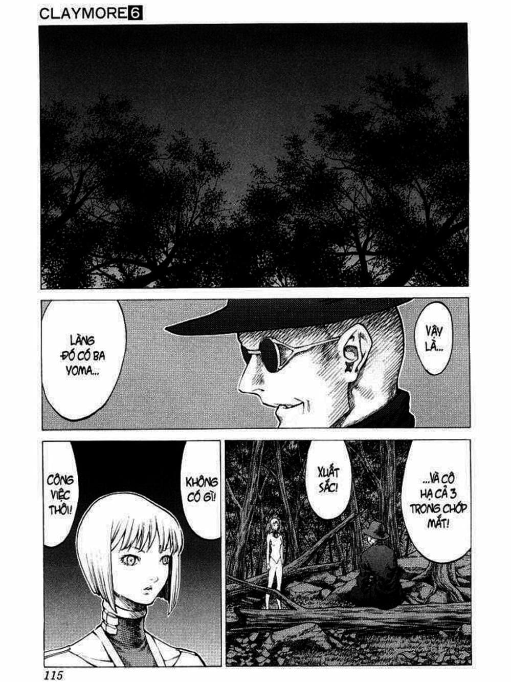 Truyện Tranh Claymore Mắt Bạc trang 4