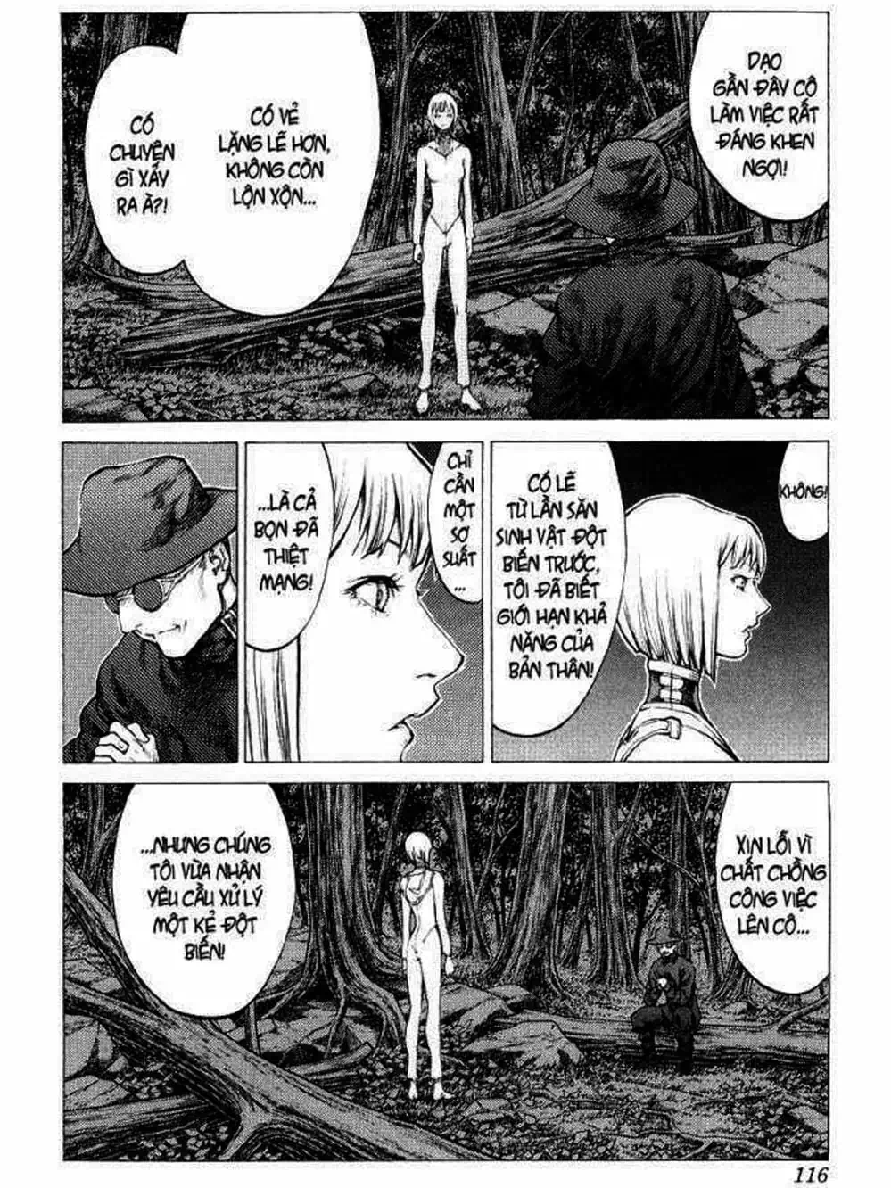 Truyện Tranh Claymore Mắt Bạc trang 4