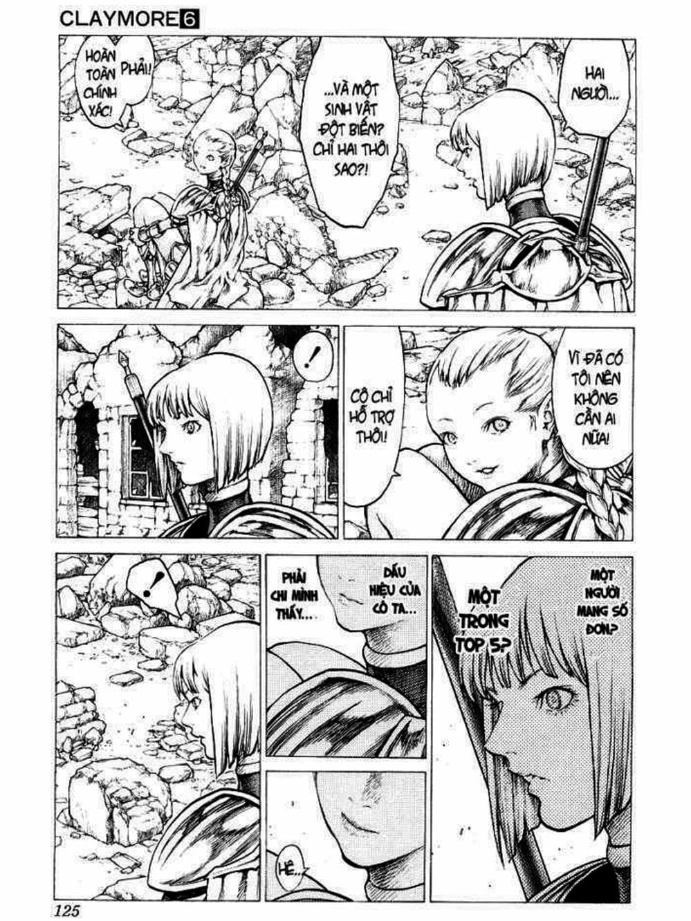 Truyện Tranh Claymore Mắt Bạc trang 4