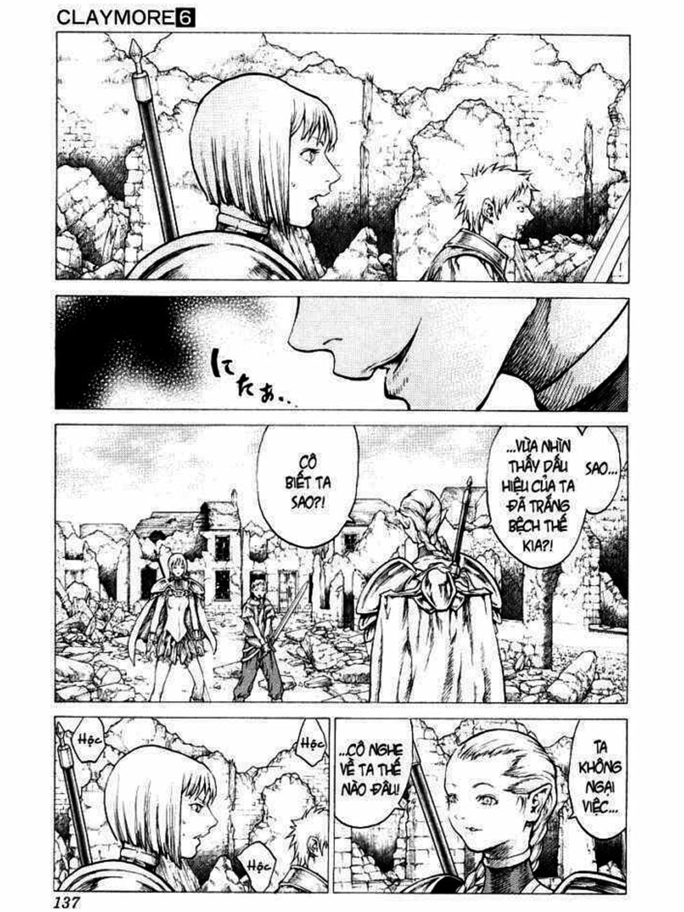 Truyện Tranh Claymore Mắt Bạc trang 4