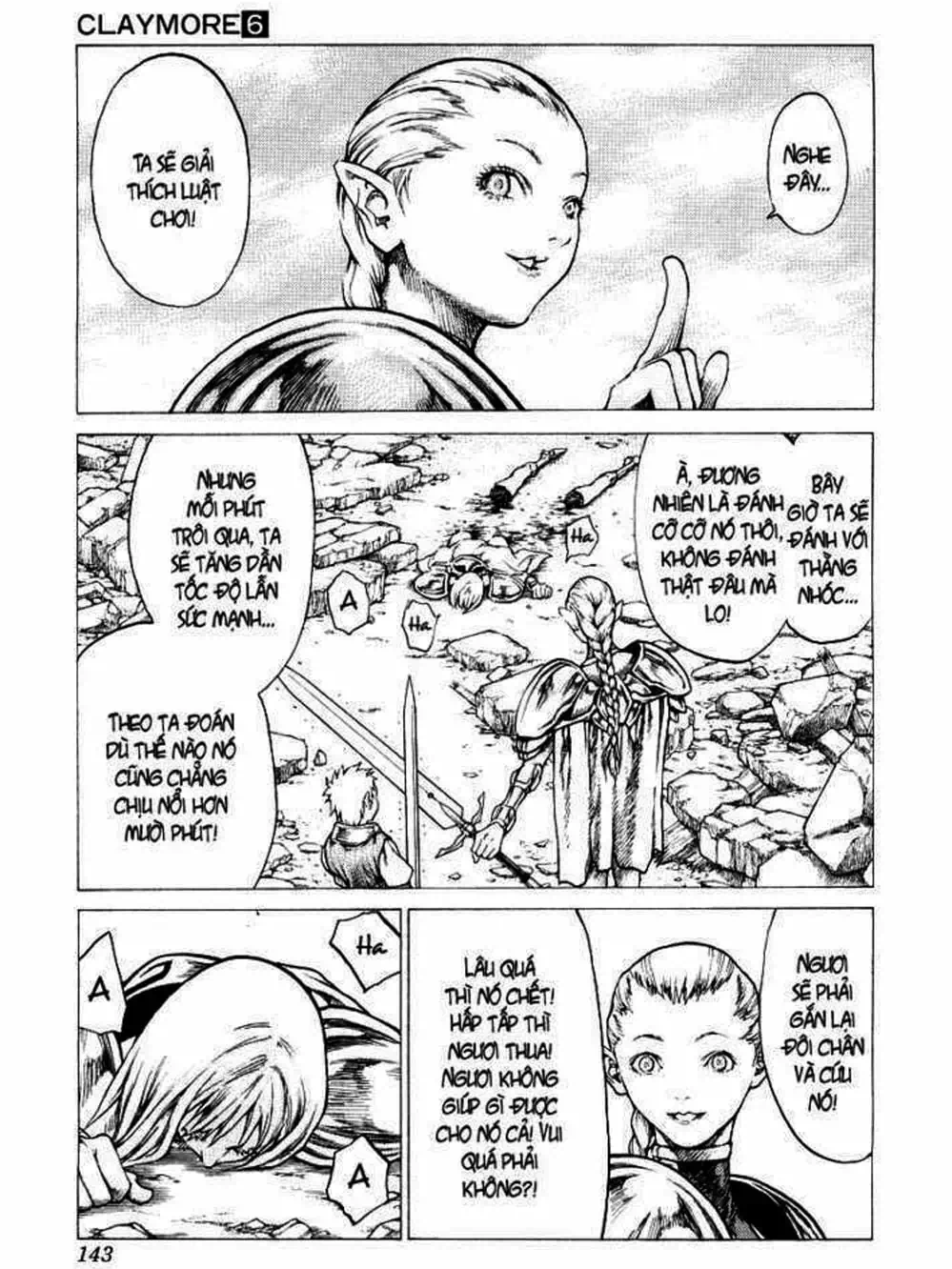 Truyện Tranh Claymore Mắt Bạc trang 4