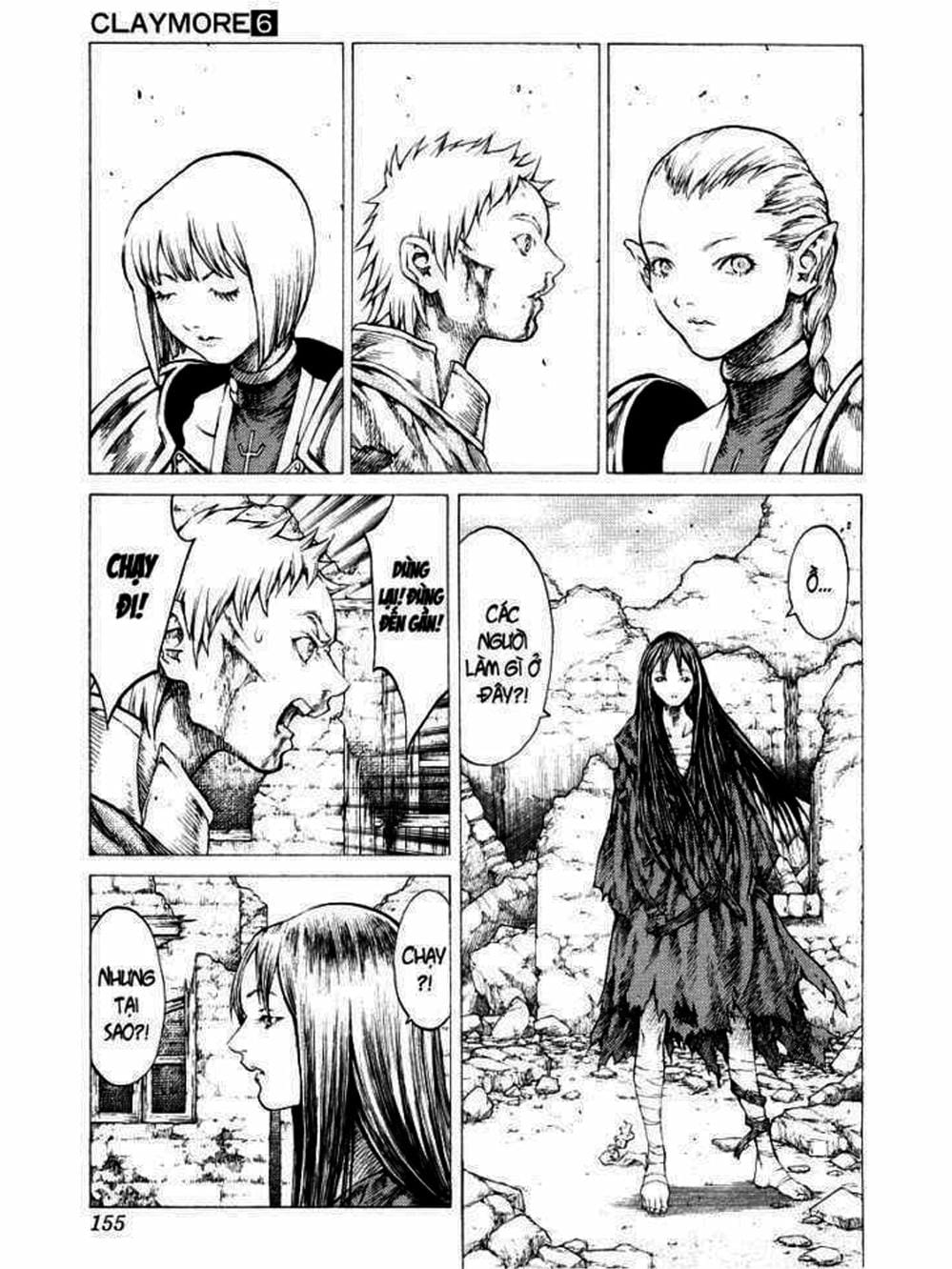 Truyện Tranh Claymore Mắt Bạc trang 4