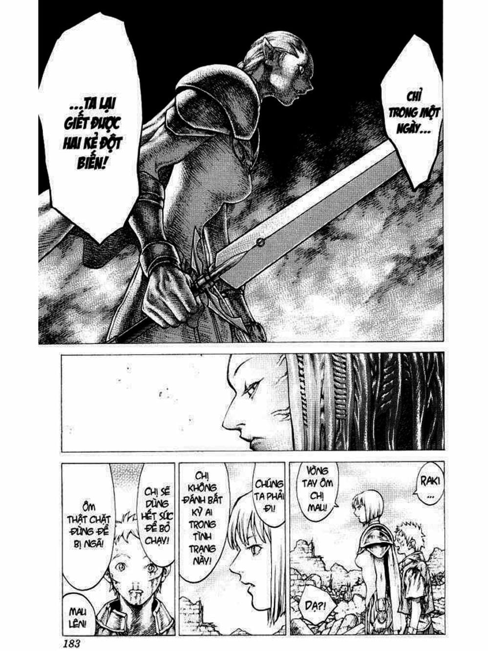 Truyện Tranh Claymore Mắt Bạc trang 4