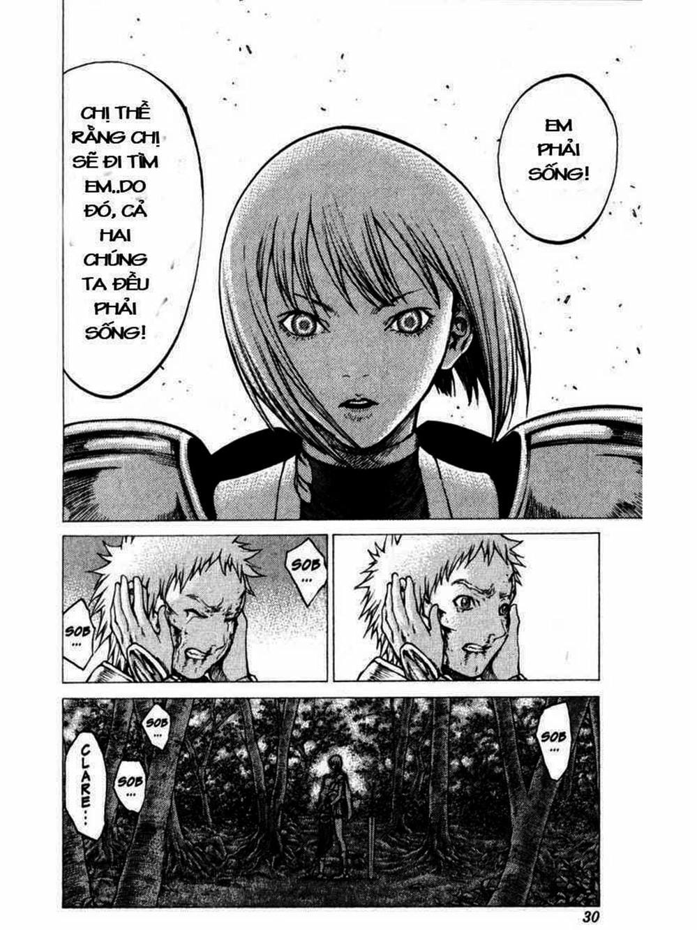 Truyện Tranh Claymore Mắt Bạc trang 4