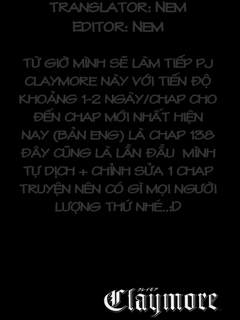 Truyện Tranh Claymore Mắt Bạc trang 4