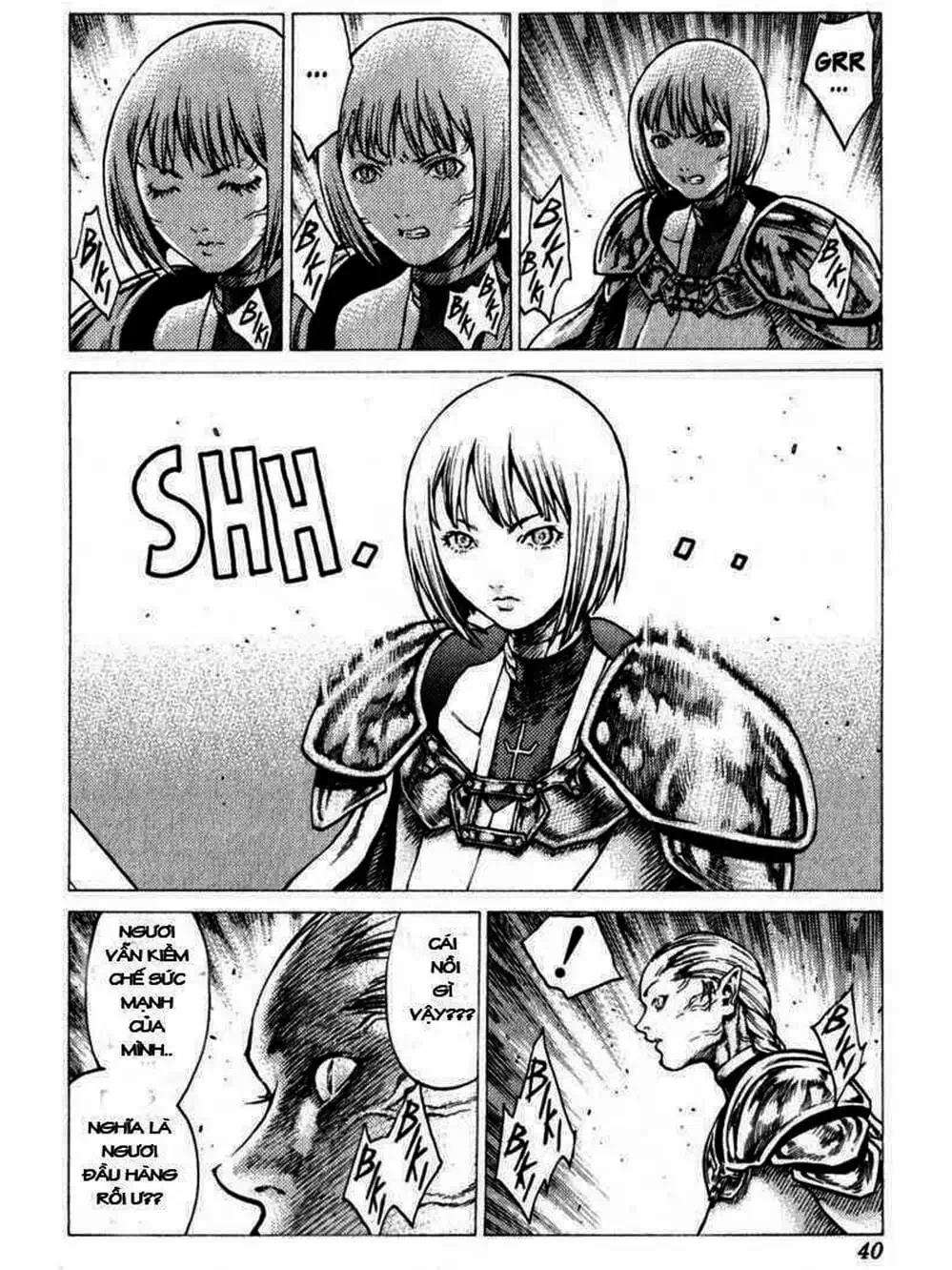 Truyện Tranh Claymore Mắt Bạc trang 4