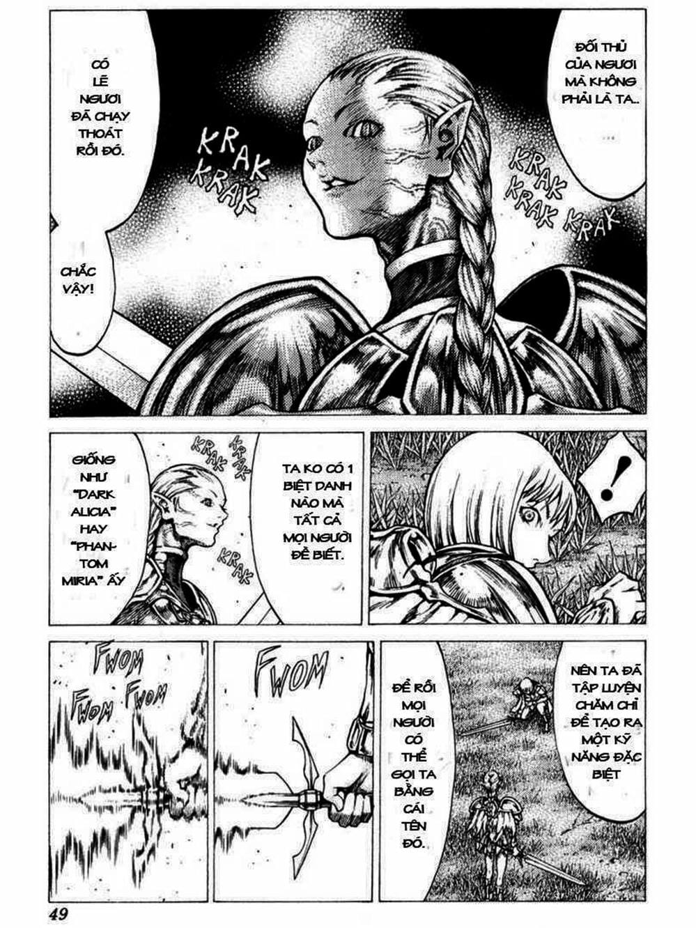 Truyện Tranh Claymore Mắt Bạc trang 4