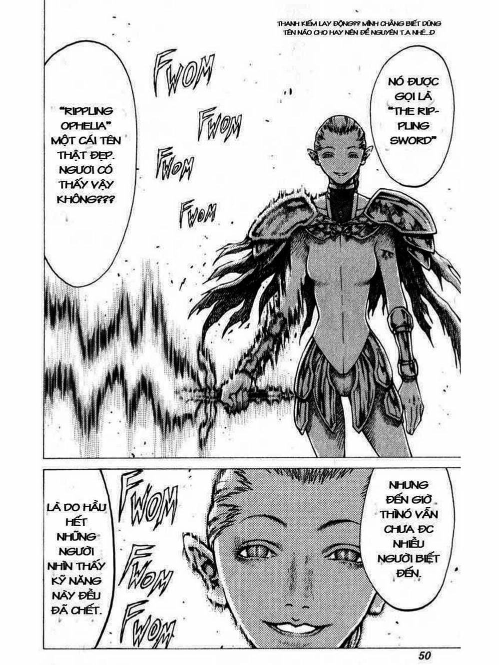 Truyện Tranh Claymore Mắt Bạc trang 4