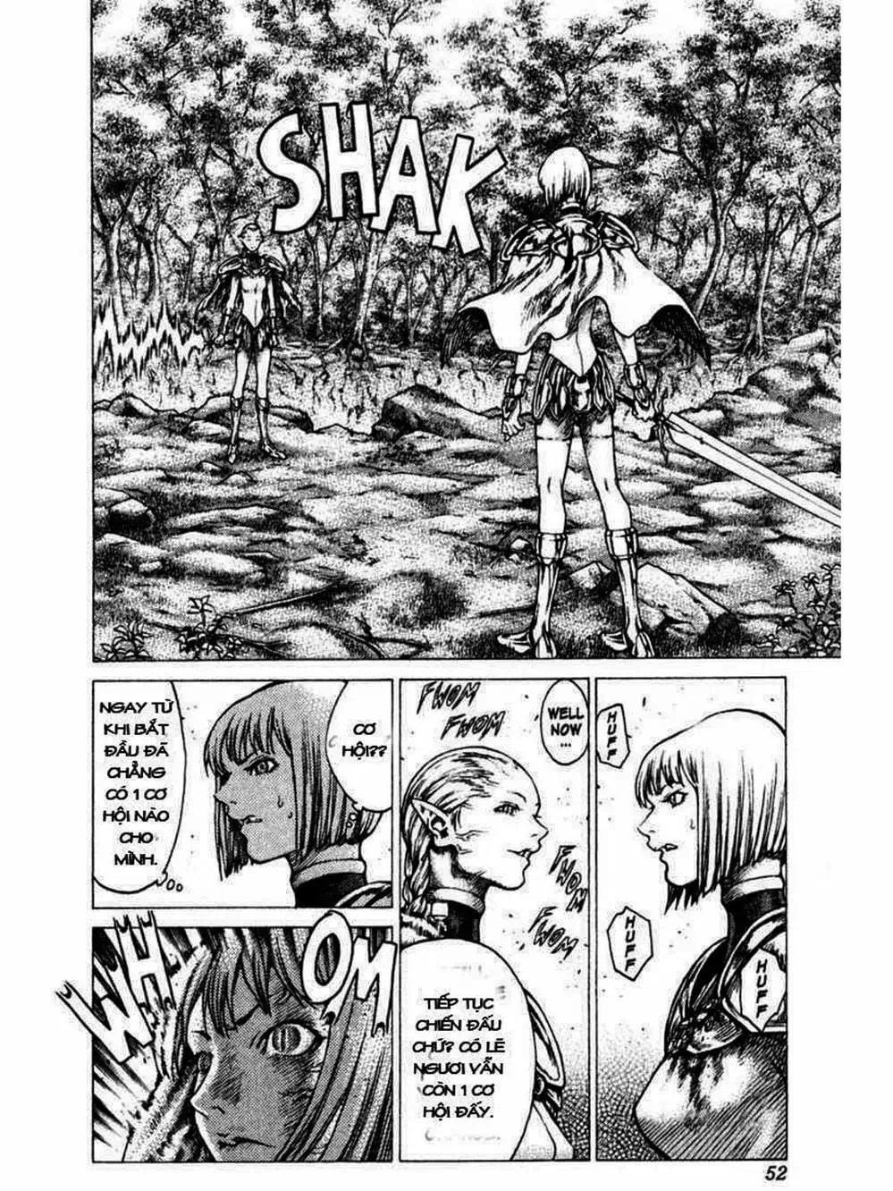 Truyện Tranh Claymore Mắt Bạc trang 4