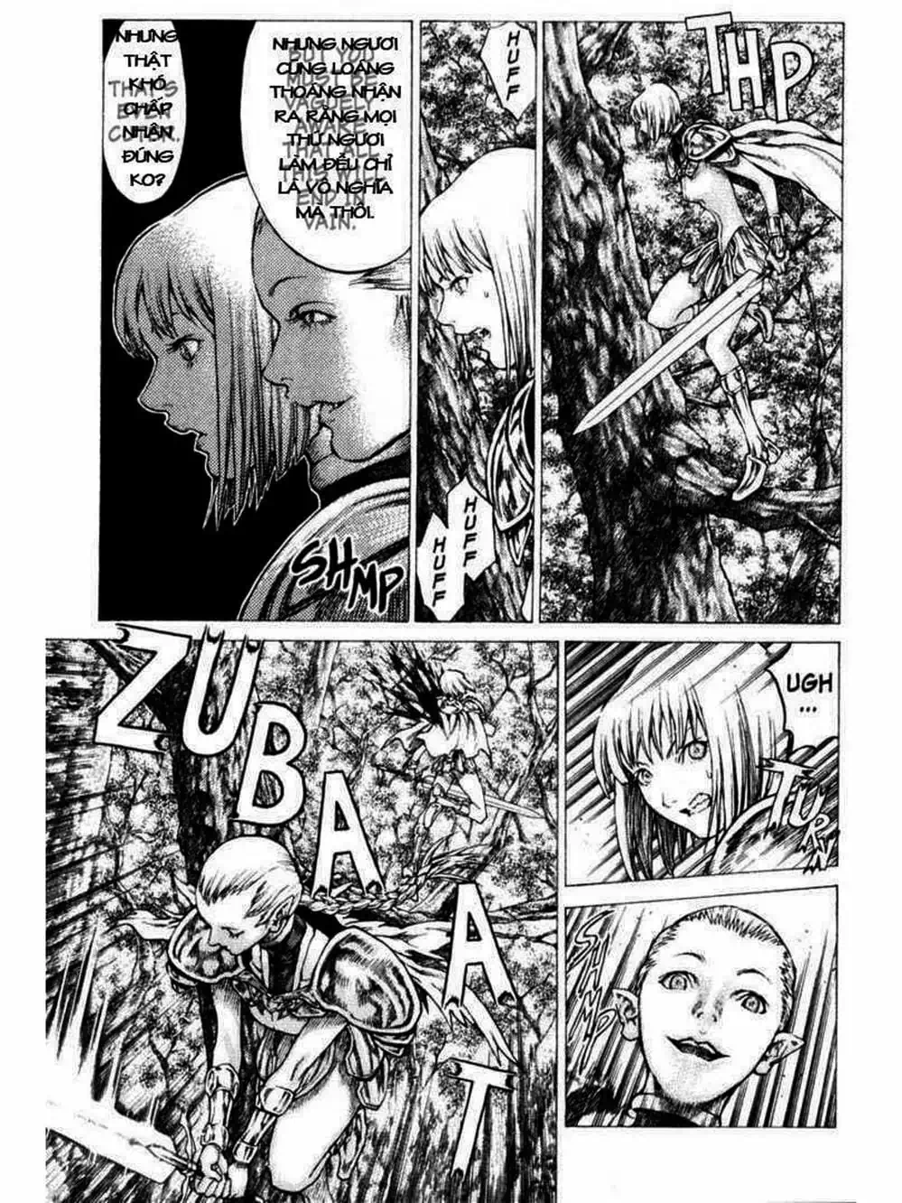Truyện Tranh Claymore Mắt Bạc trang 4