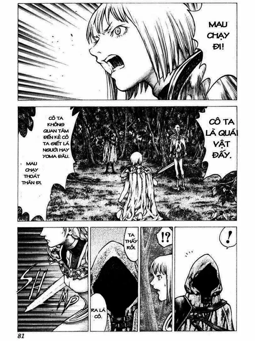 Truyện Tranh Claymore Mắt Bạc trang 4