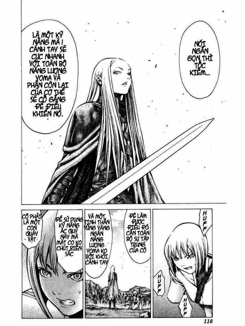 Truyện Tranh Claymore Mắt Bạc trang 4