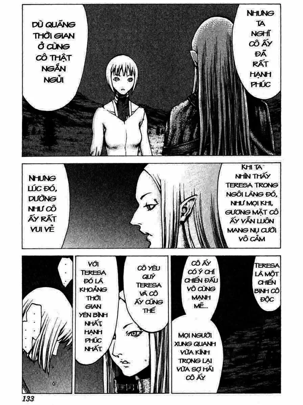 Truyện Tranh Claymore Mắt Bạc trang 4