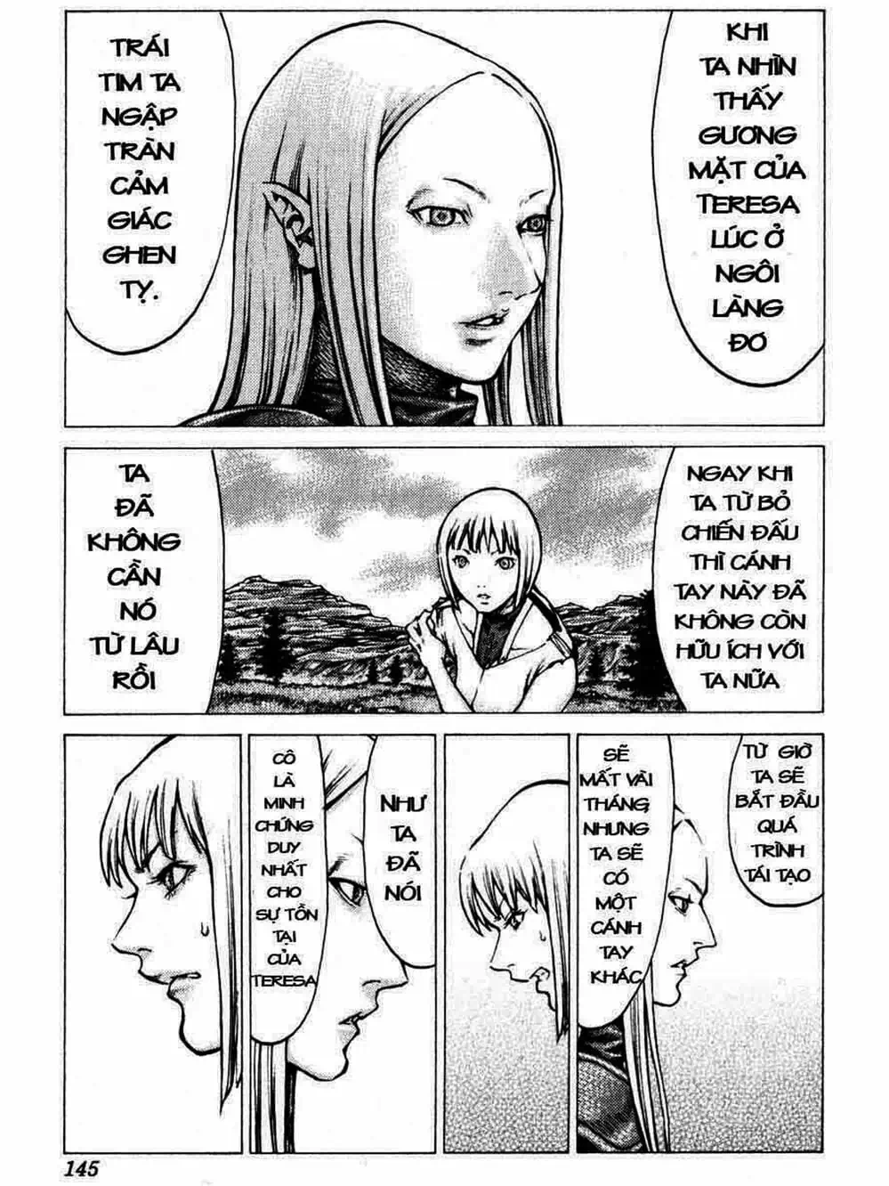 Truyện Tranh Claymore Mắt Bạc trang 4