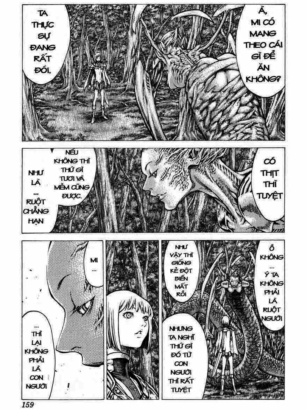 Truyện Tranh Claymore Mắt Bạc trang 4