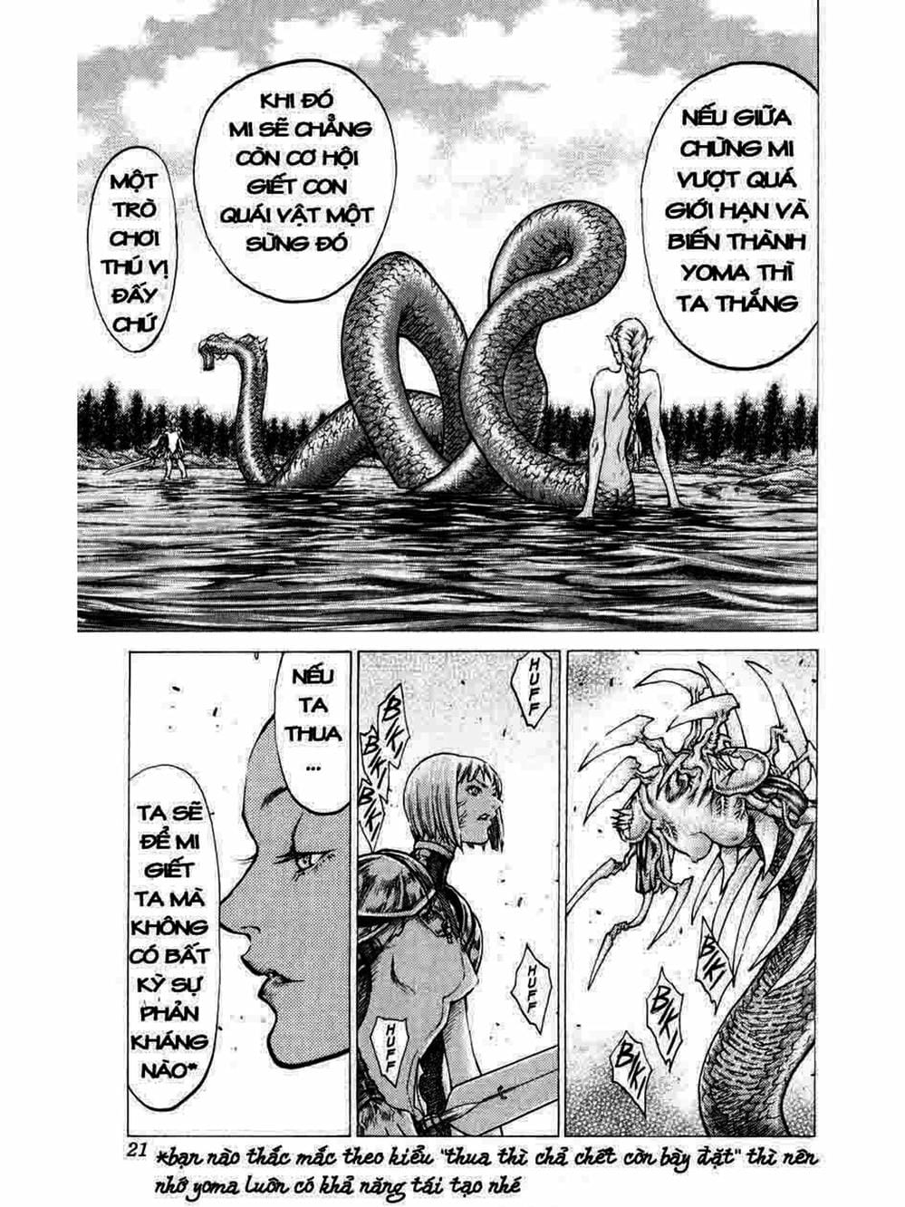 Truyện Tranh Claymore Mắt Bạc trang 4