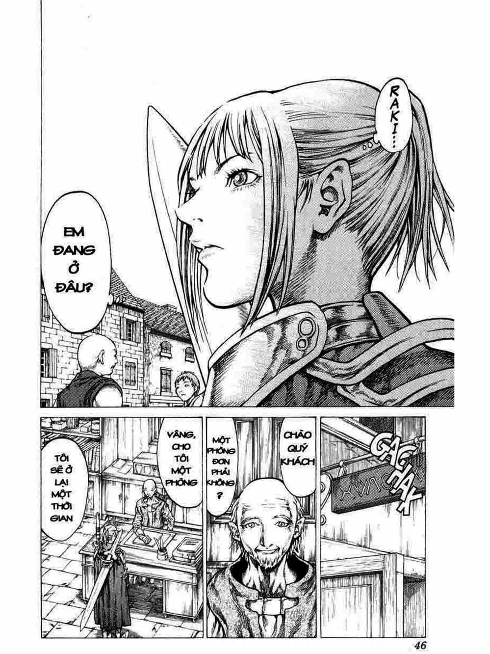 Truyện Tranh Claymore Mắt Bạc trang 4