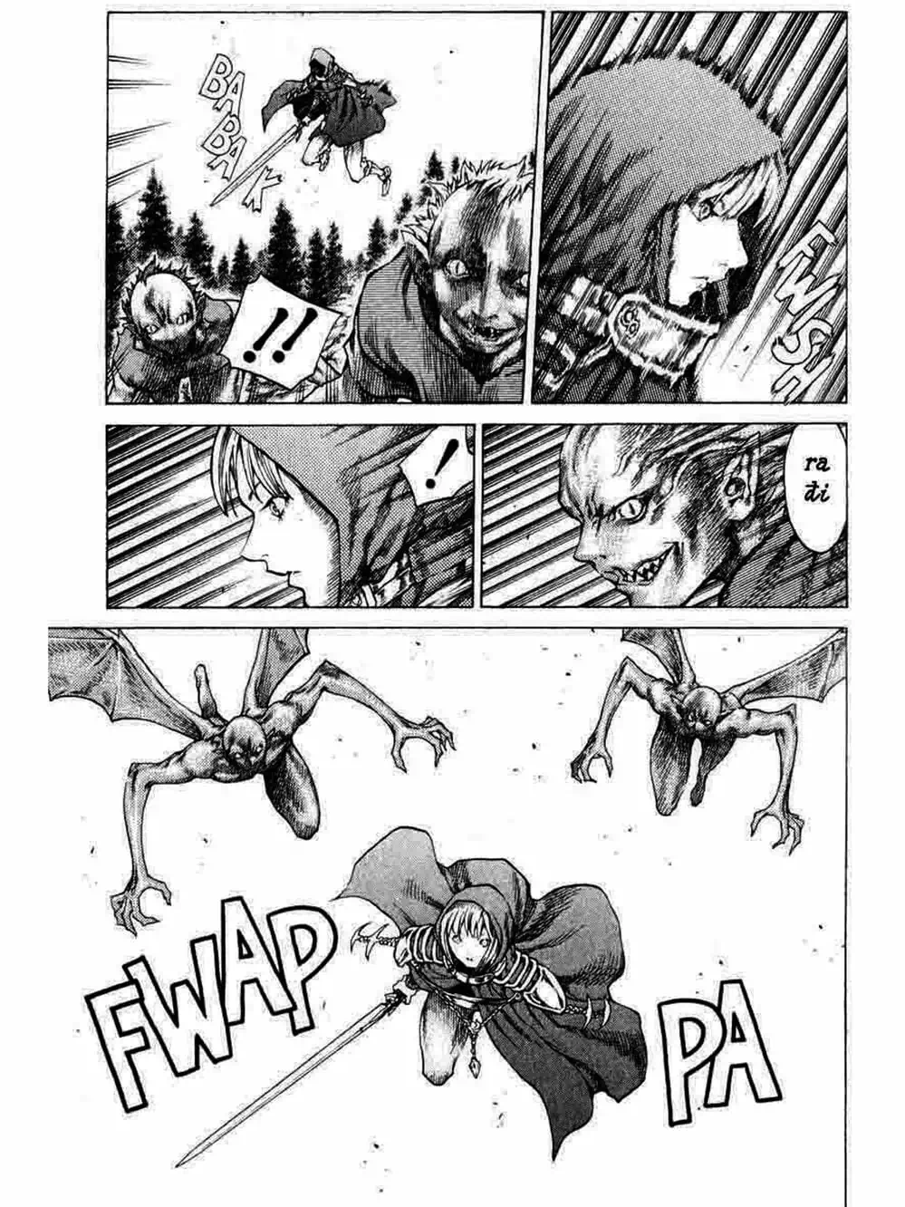 Truyện Tranh Claymore Mắt Bạc trang 4