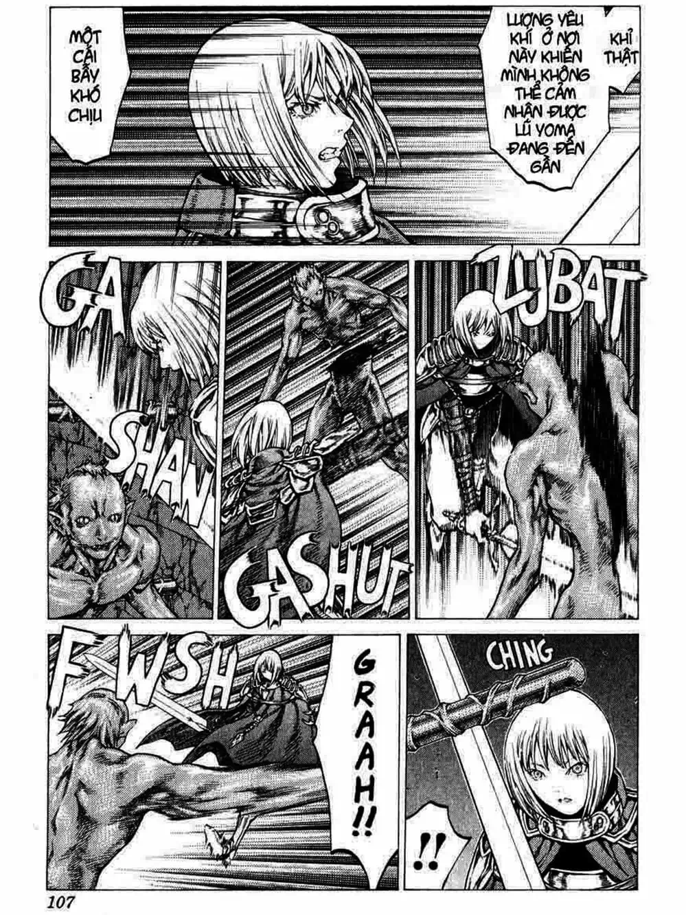 Truyện Tranh Claymore Mắt Bạc trang 4