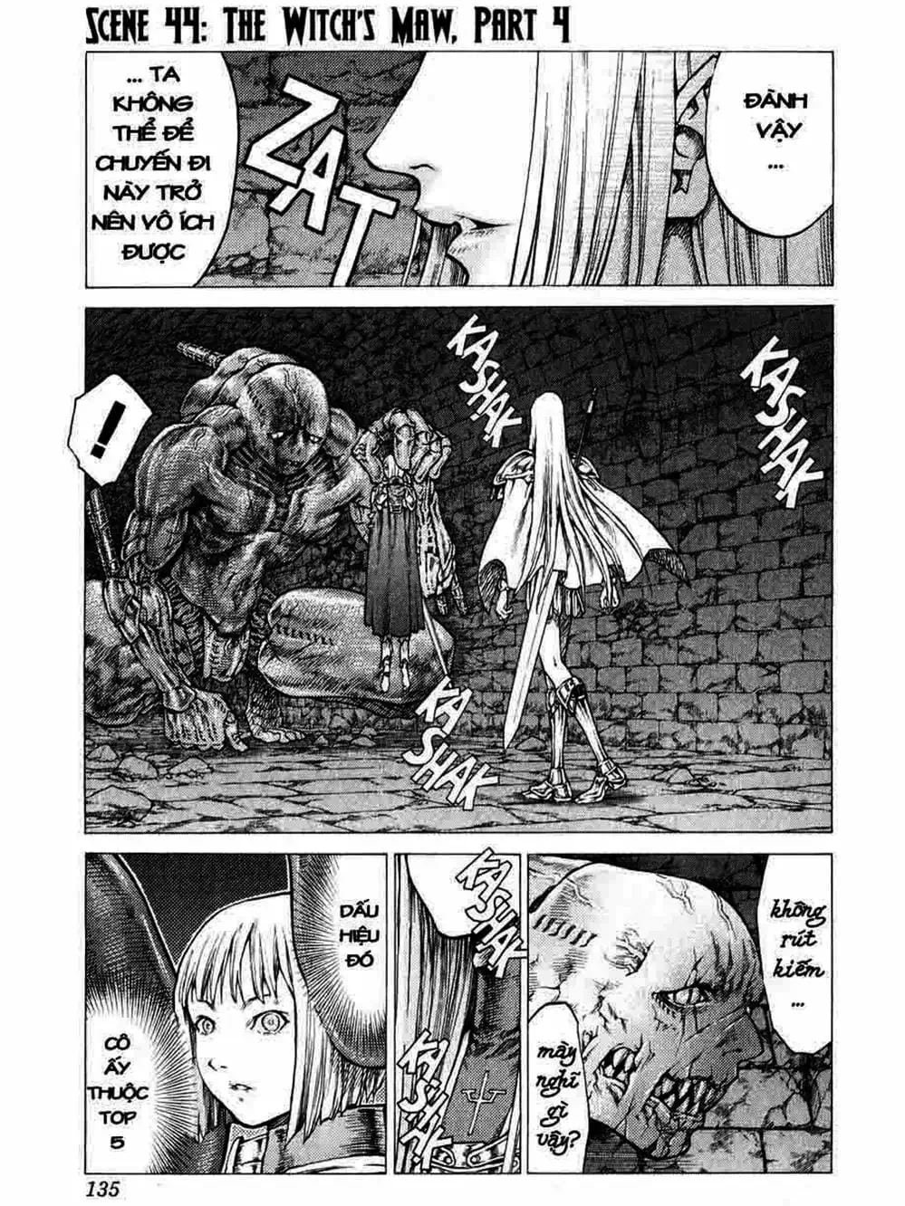 Truyện Tranh Claymore Mắt Bạc trang 4