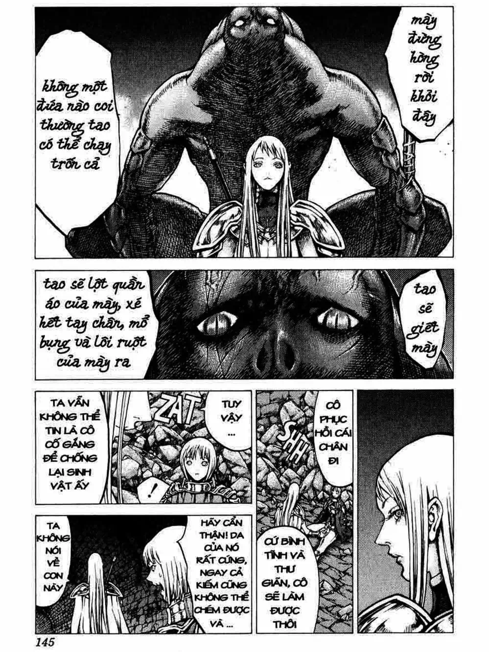 Truyện Tranh Claymore Mắt Bạc trang 4