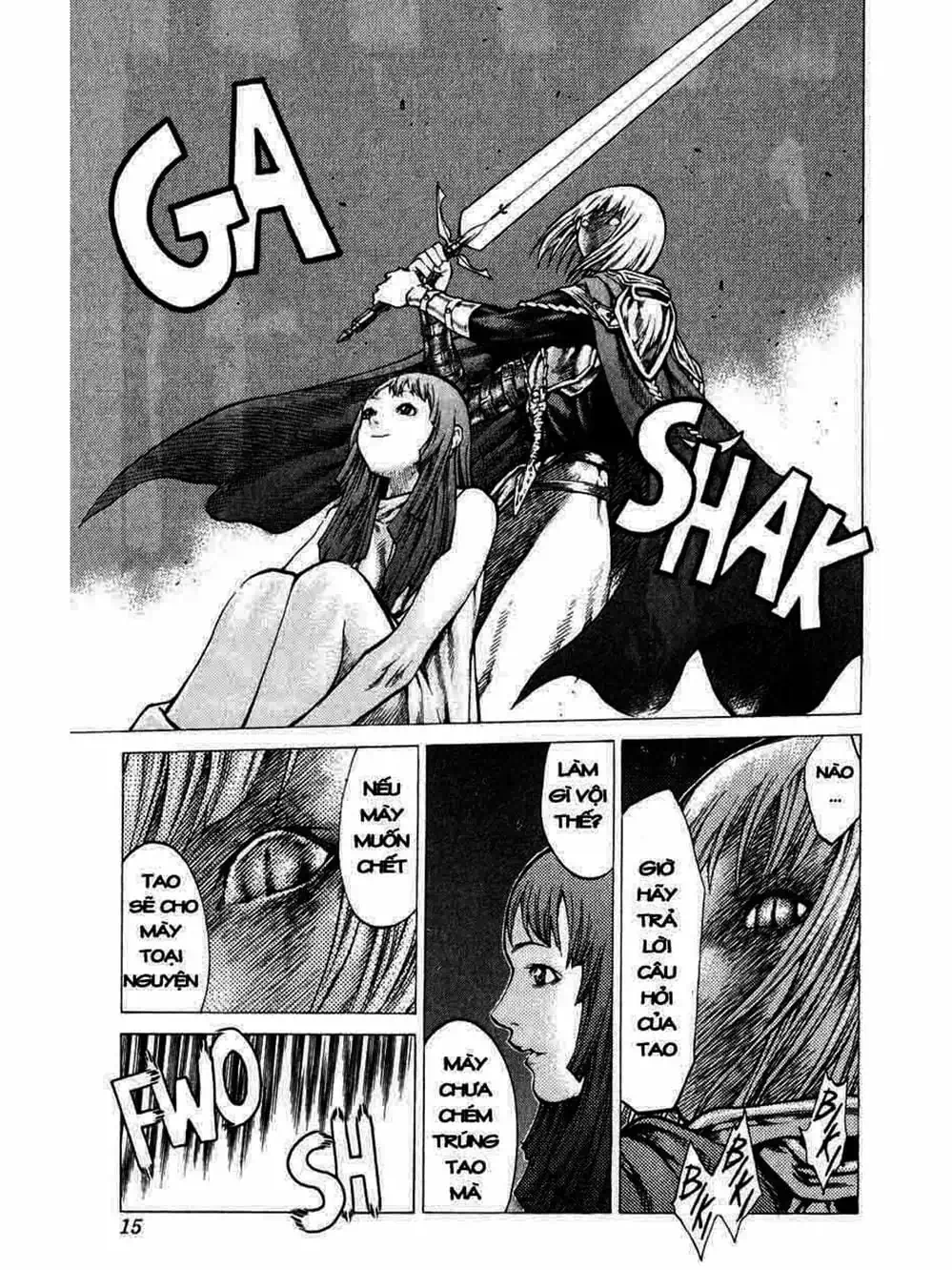Truyện Tranh Claymore Mắt Bạc trang 4