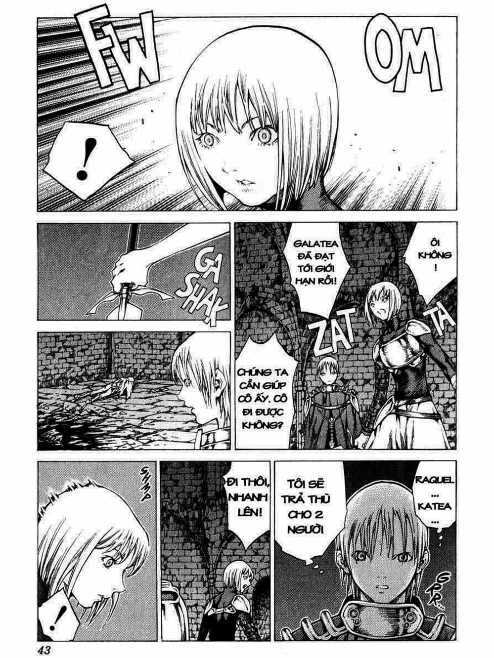 Truyện Tranh Claymore Mắt Bạc trang 4