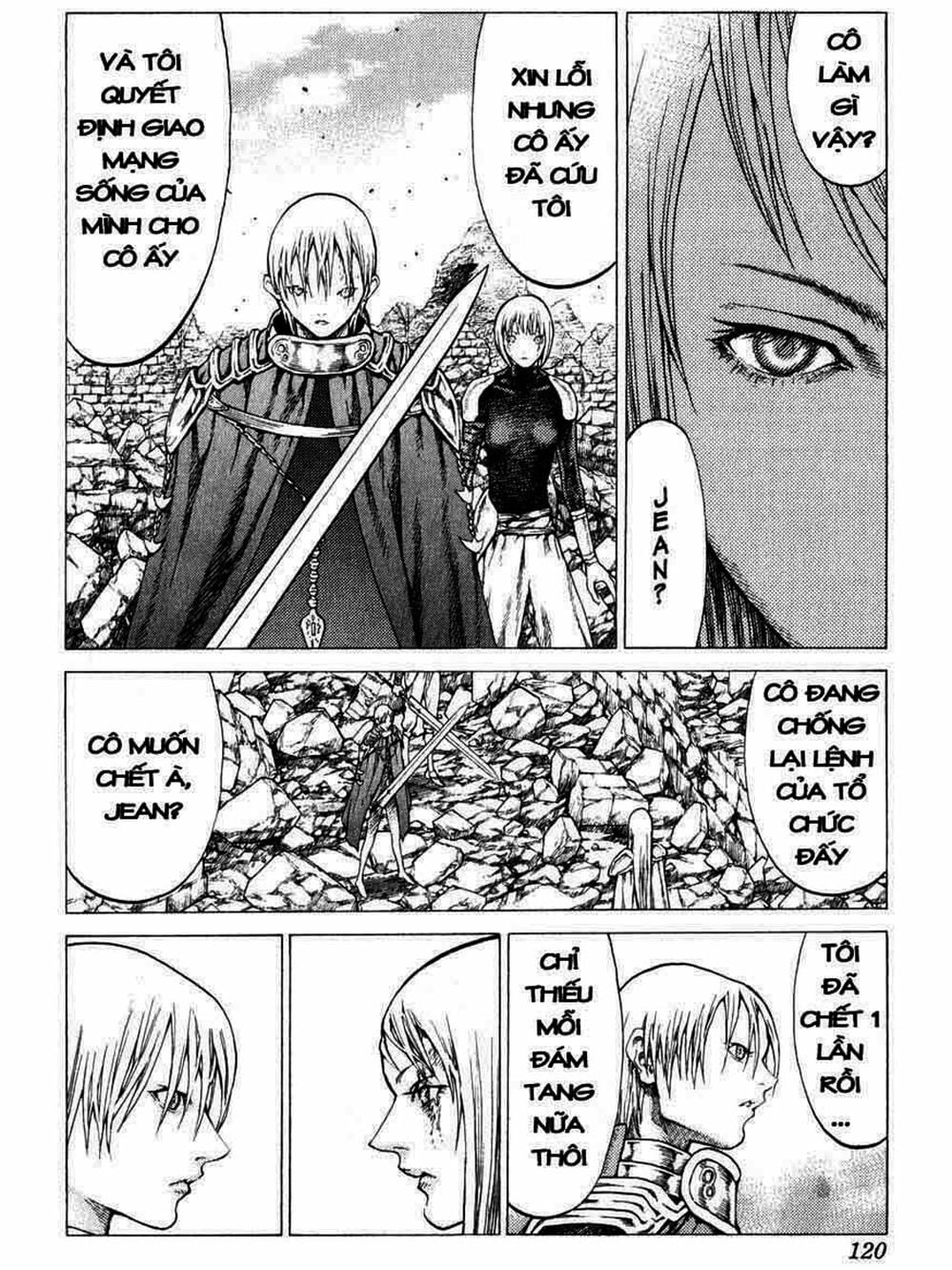 Truyện Tranh Claymore Mắt Bạc trang 4