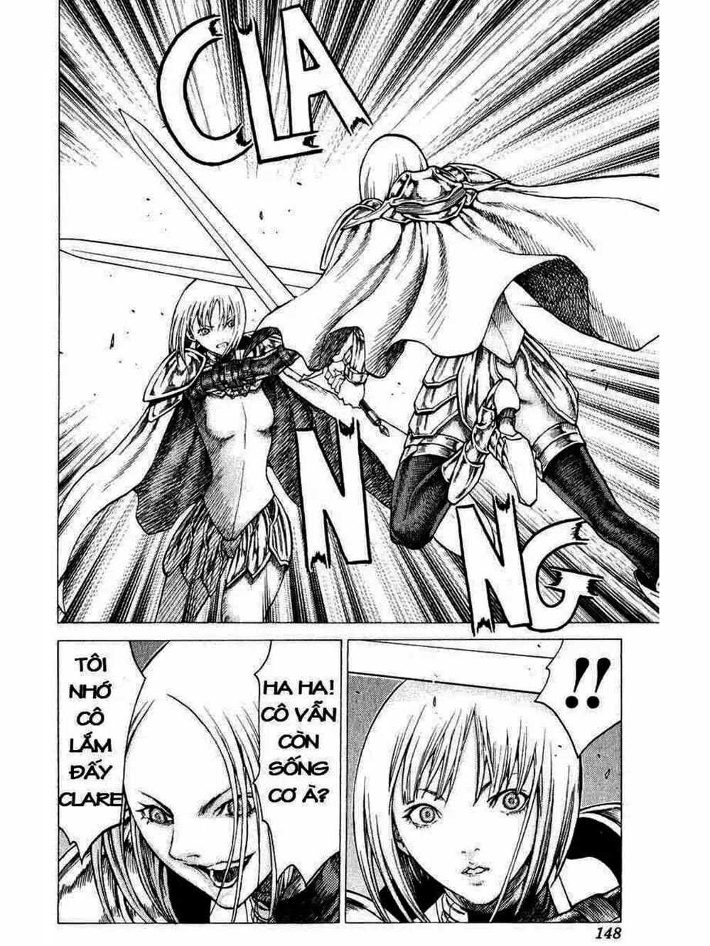 Truyện Tranh Claymore Mắt Bạc trang 4