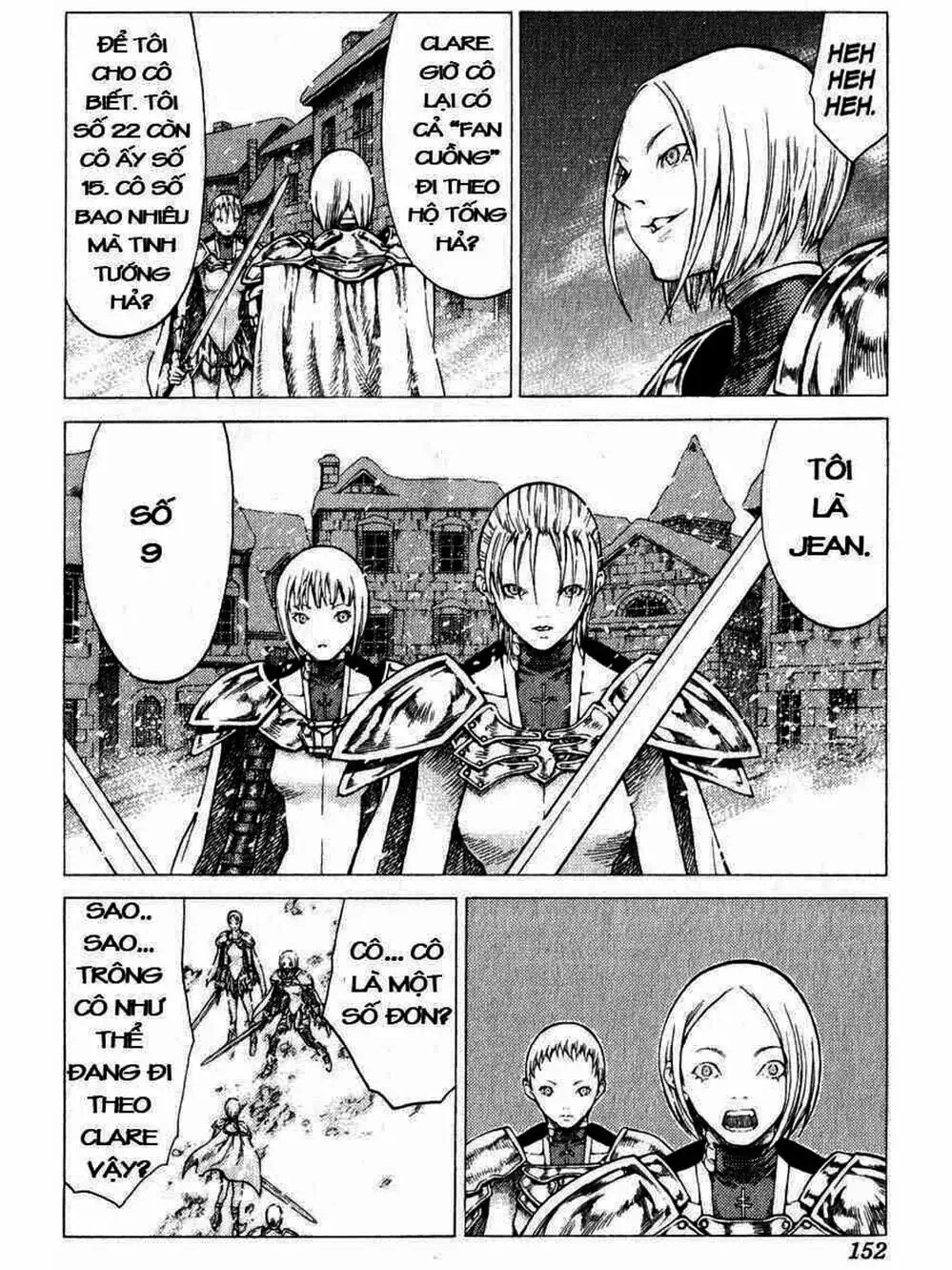 Truyện Tranh Claymore Mắt Bạc trang 4