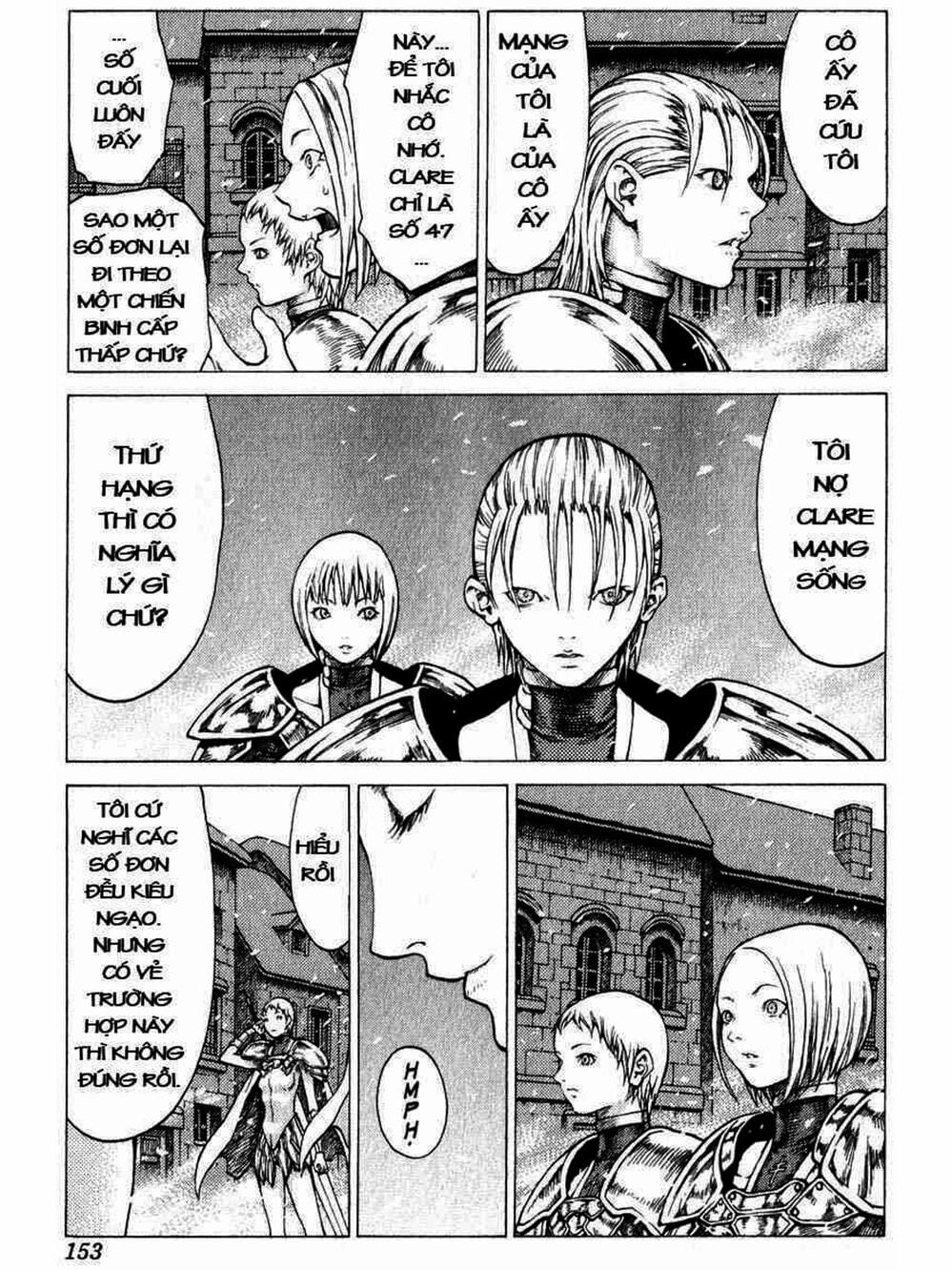 Truyện Tranh Claymore Mắt Bạc trang 4