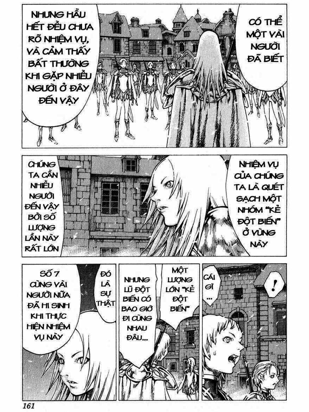 Truyện Tranh Claymore Mắt Bạc trang 4