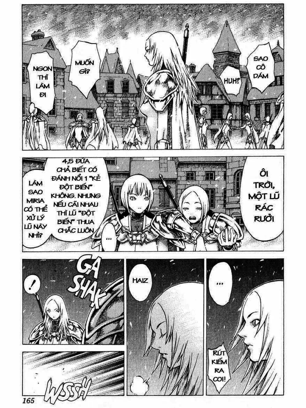 Truyện Tranh Claymore Mắt Bạc trang 4