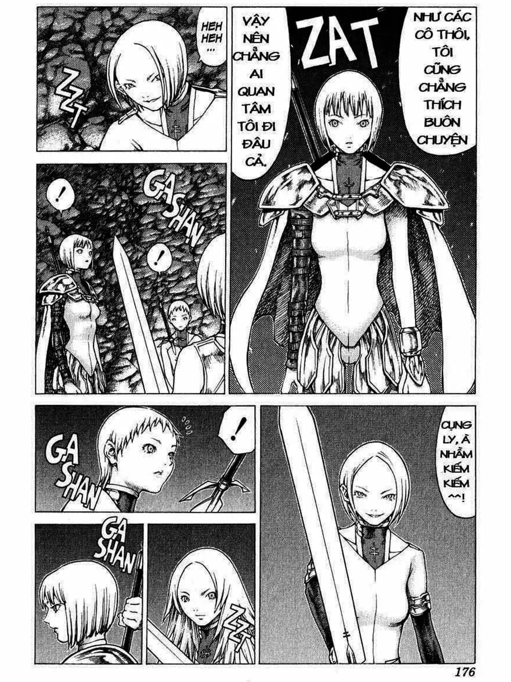 Truyện Tranh Claymore Mắt Bạc trang 4