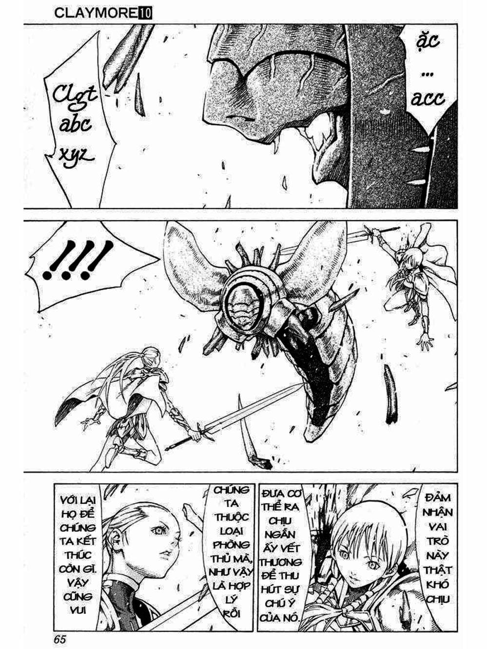 Truyện Tranh Claymore Mắt Bạc trang 4