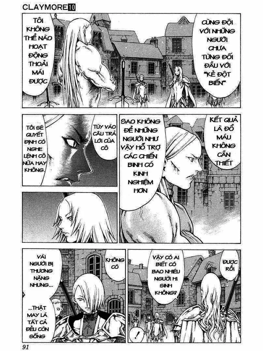 Truyện Tranh Claymore Mắt Bạc trang 4