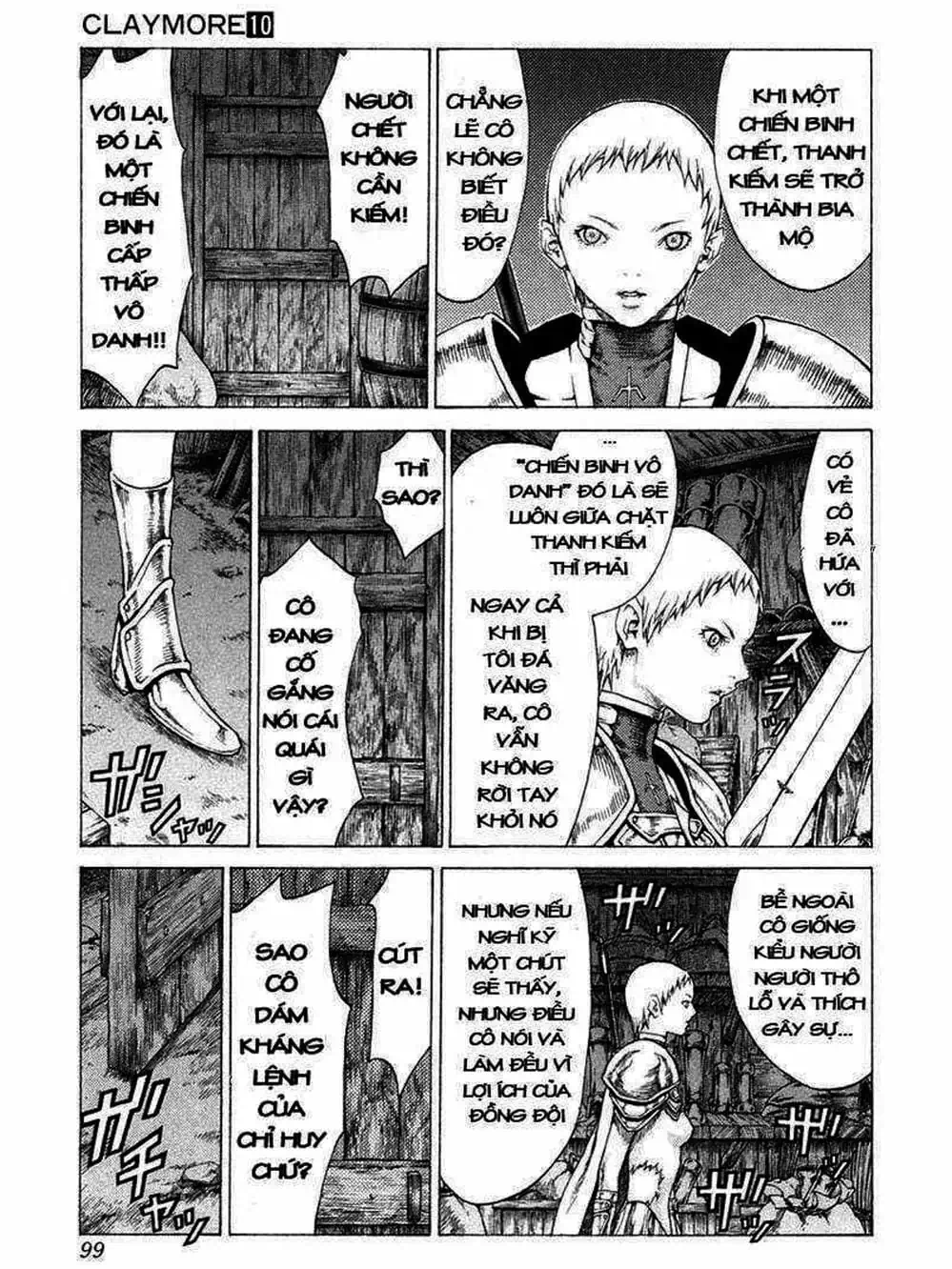 Truyện Tranh Claymore Mắt Bạc trang 4