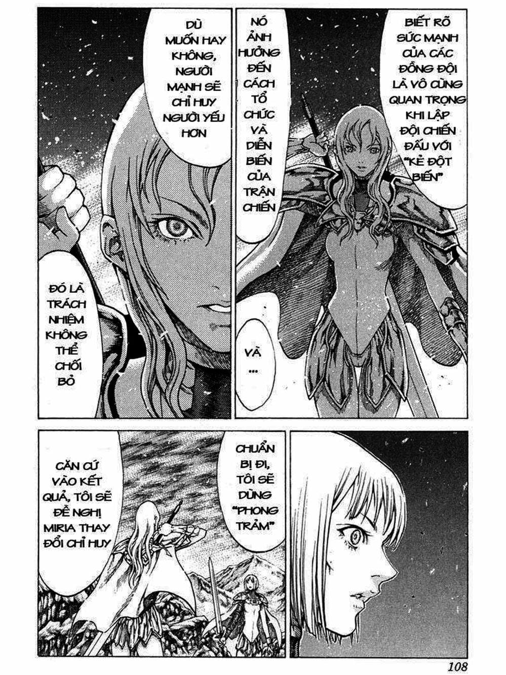 Truyện Tranh Claymore Mắt Bạc trang 4