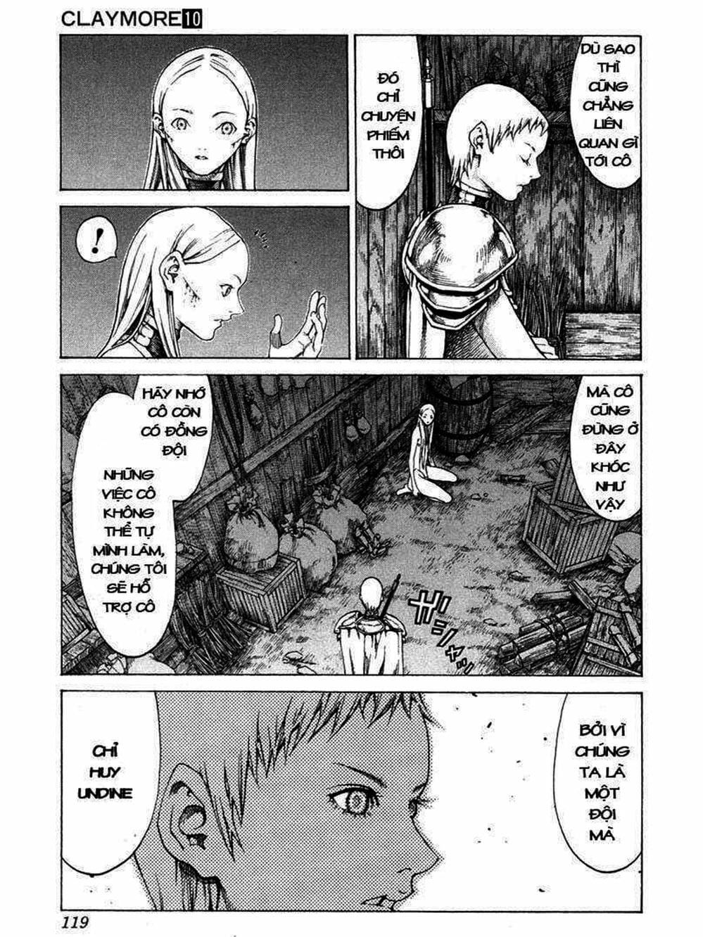 Truyện Tranh Claymore Mắt Bạc trang 4