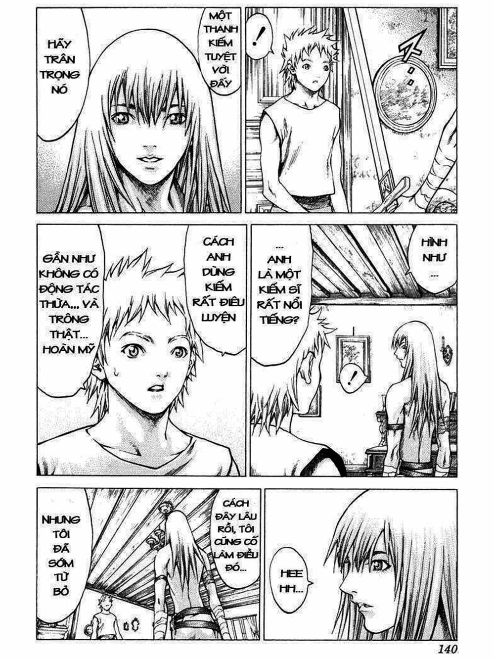 Truyện Tranh Claymore Mắt Bạc trang 4